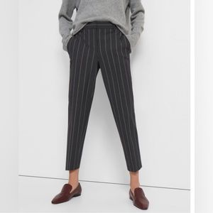 THEORY TREECA STRIPED TROUSER, never worn size 6